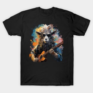 Sheep Playing Guitar T-Shirt